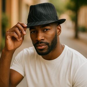 PETER GRIMM Mens Fedora Hat S/M